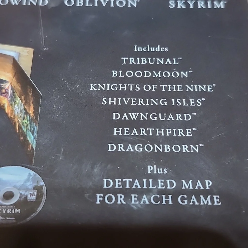 THE ELDER SCOLLS SAGA PC GAME DVD-ROM SOFTWARE BOX SET